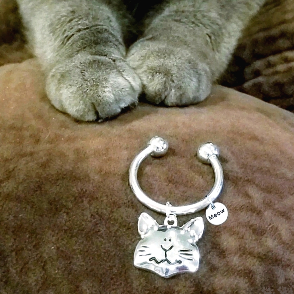 Cat Charm Keychain